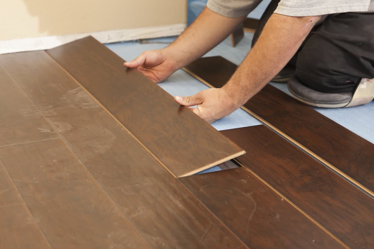 wood floor installation