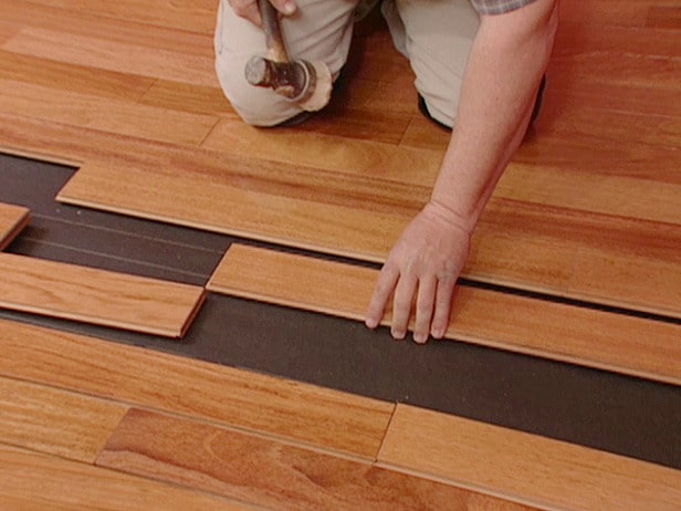 wood floor installation