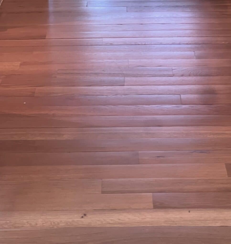 Hardwood floor repair: crowning