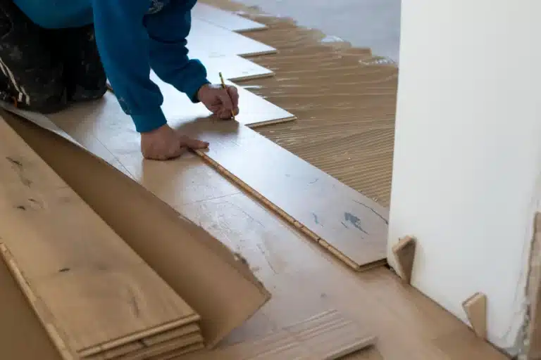 How to glue down engineered wood flooring by Stories Flooring