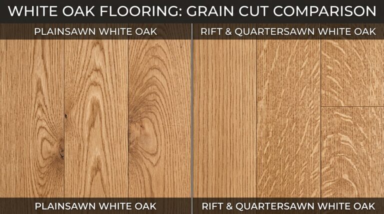Plainsawn vs Rift Quartersawn